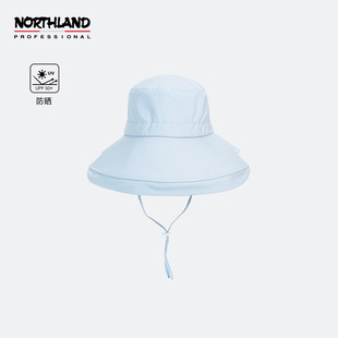 诺诗兰大檐帽女春夏新款 户外遮阳防晒透气渔夫帽NCACH2105S