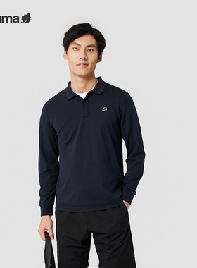 LAFUMA乐飞叶户外春快干长袖t恤透气男士翻领polo打底衫LMTS3AL11