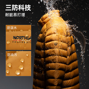 诺诗兰商场同款 防泼水保暖外套NDJFH5831S 轻量鹅绒服2025秋冬新款