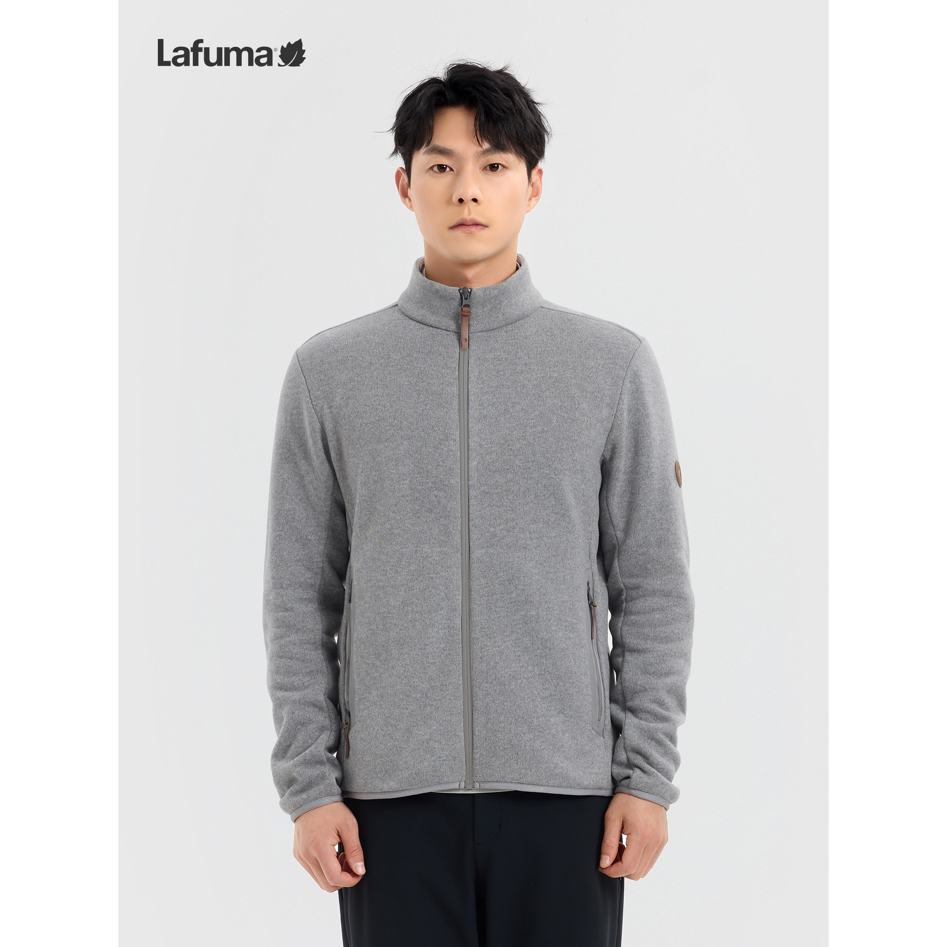 乐飞叶户外秋冬轻便保暖抓绒衣