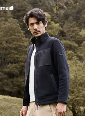 LAFUMA乐飞叶户外立领加厚保暖抓绒衣男开衫摇粒绒外套LMJA3CR60