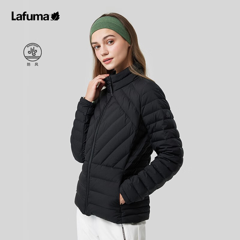 乐飞叶户外女士短款鹅绒羽绒服