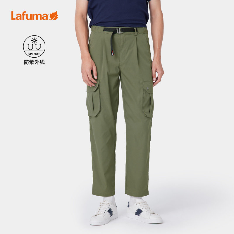 LAFUMA乐飞叶22春新款UPF40+防晒户外徒步装工装长裤子LMPA2AL65