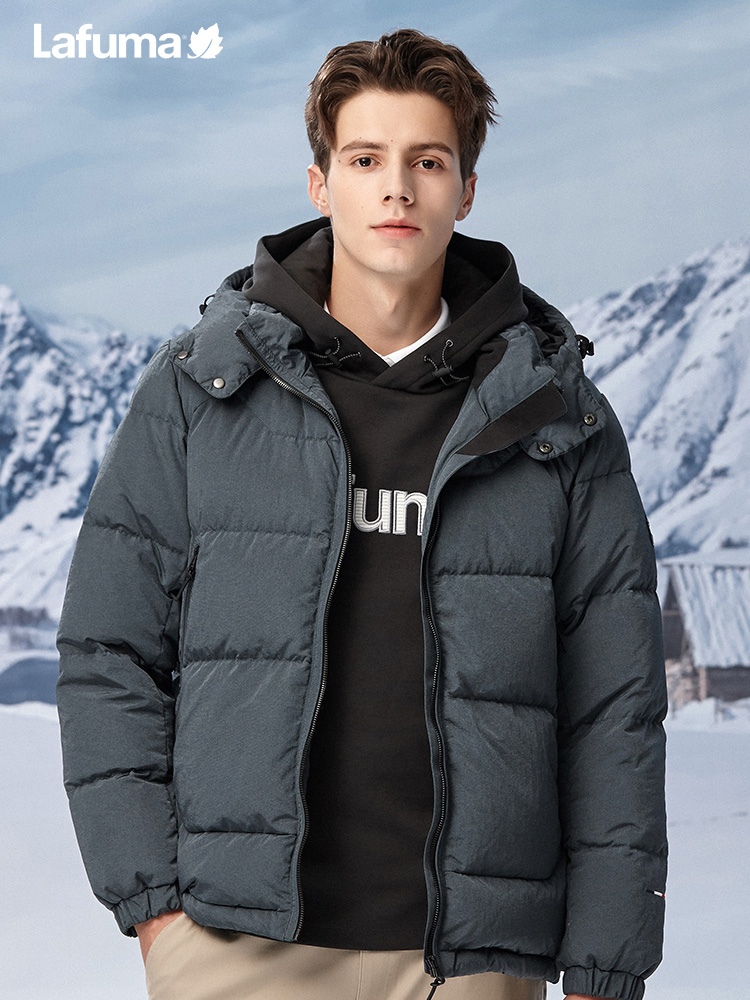 户外羽绒服Lafuma防泼水男
