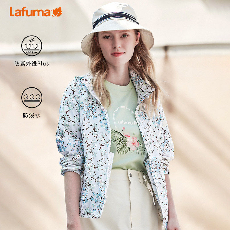 LAFUMA乐飞叶春夏防泼水UPF50+透气防晒衣女运风衣LFJA2BP60