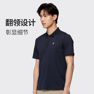 男女简约休闲 户外运动速干吸汗透气POLO衫 诺诗兰翻领T恤夏季 短袖