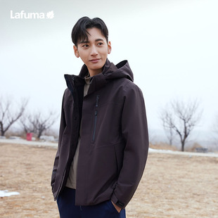 LAFUMA乐飞叶户外秋冬防风防水软壳三合一男夹克冲锋衣LMJA4CZ61