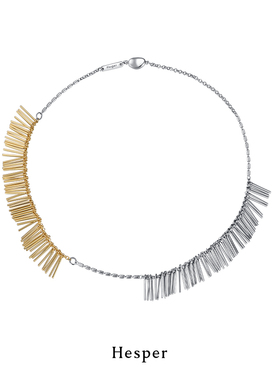 HESPER垂坠流苏项链 925纯银锁骨链 小众时髦原创设计师品牌