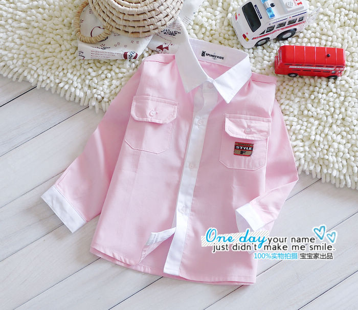 Chemise enfant à manche longue - Ref 2083794 Image 1