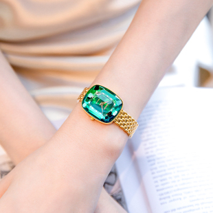 jowissa瑞士女士手表女2025新款女款轻奢小众小绿表细带女时装表