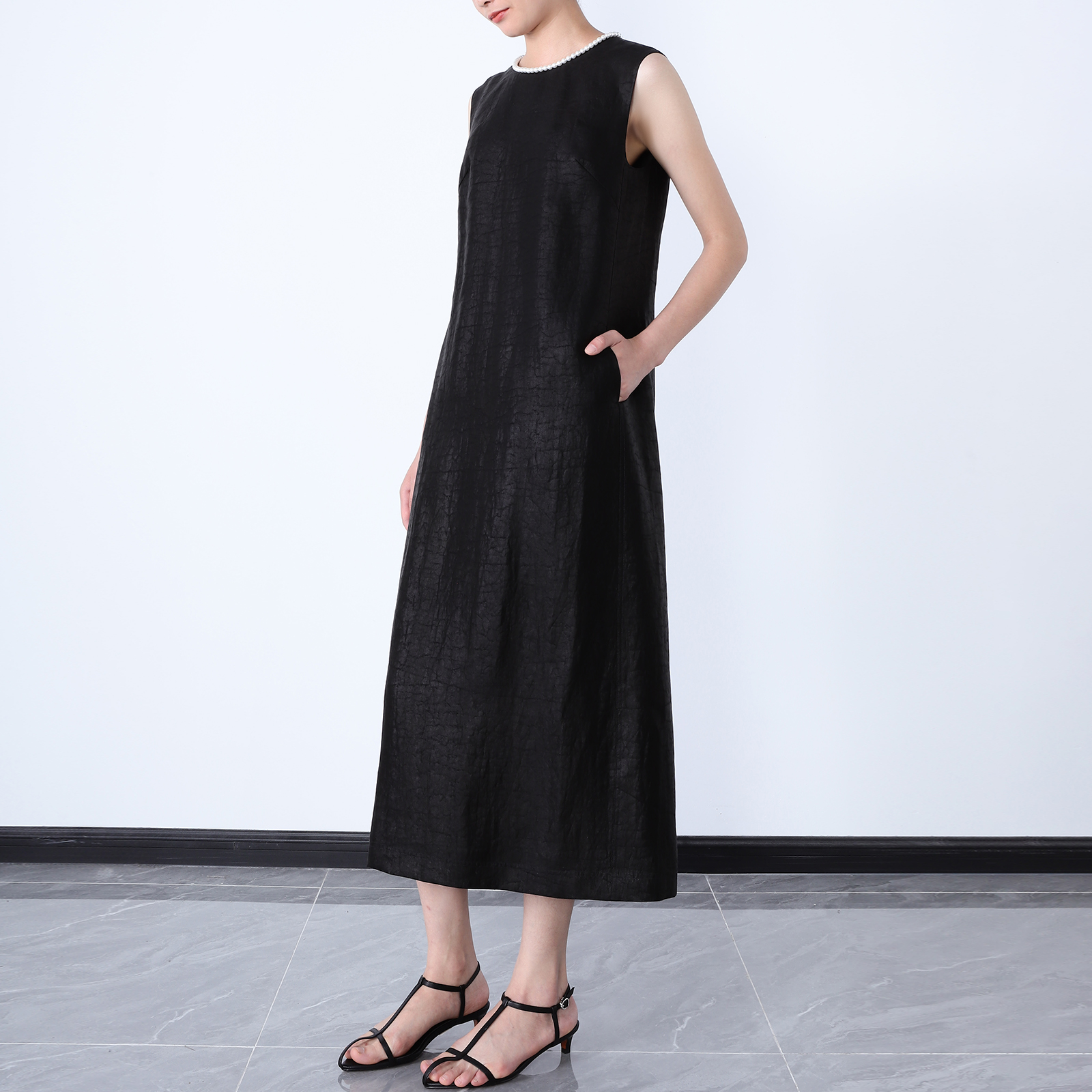 贵雅赫本重磅真丝连衣裙