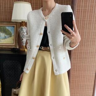 温柔的出圈 松软云柔加厚银丝羊绒衫 针织开衫 外套