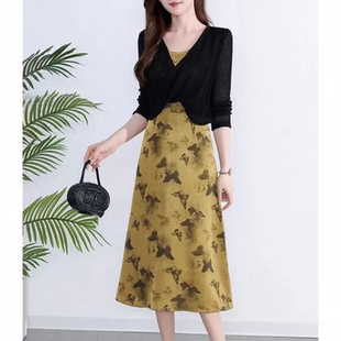 时尚 新款 洋气显瘦气质百搭轻熟套裙 秋季 C017