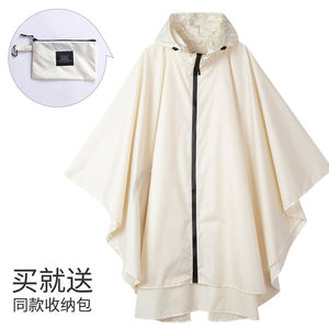 时尚斗篷雨衣大码潮流徒步防风