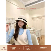 thepeachofficial 背心裙套装 波恩美术馆 小香千金风羊毛呢无袖