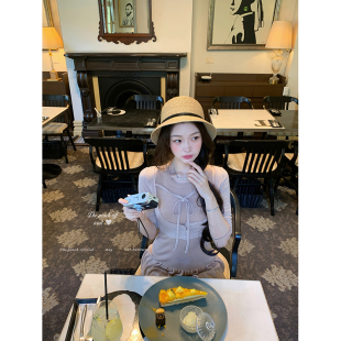 20點(diǎn) 上新 甜穗奈莉純欲羊毛混紡套裝 thepeachofficial