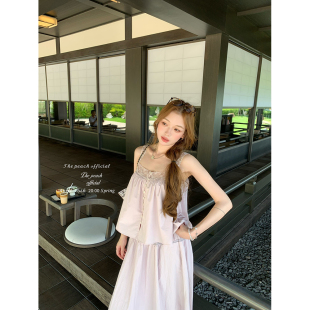 thepeachofficial【4/18 20点上新】圣布拉斯岛少女蕾丝娃娃衫套