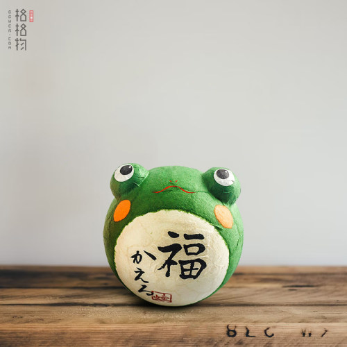 龙虎作和纸不倒翁铃铛摆生日礼物