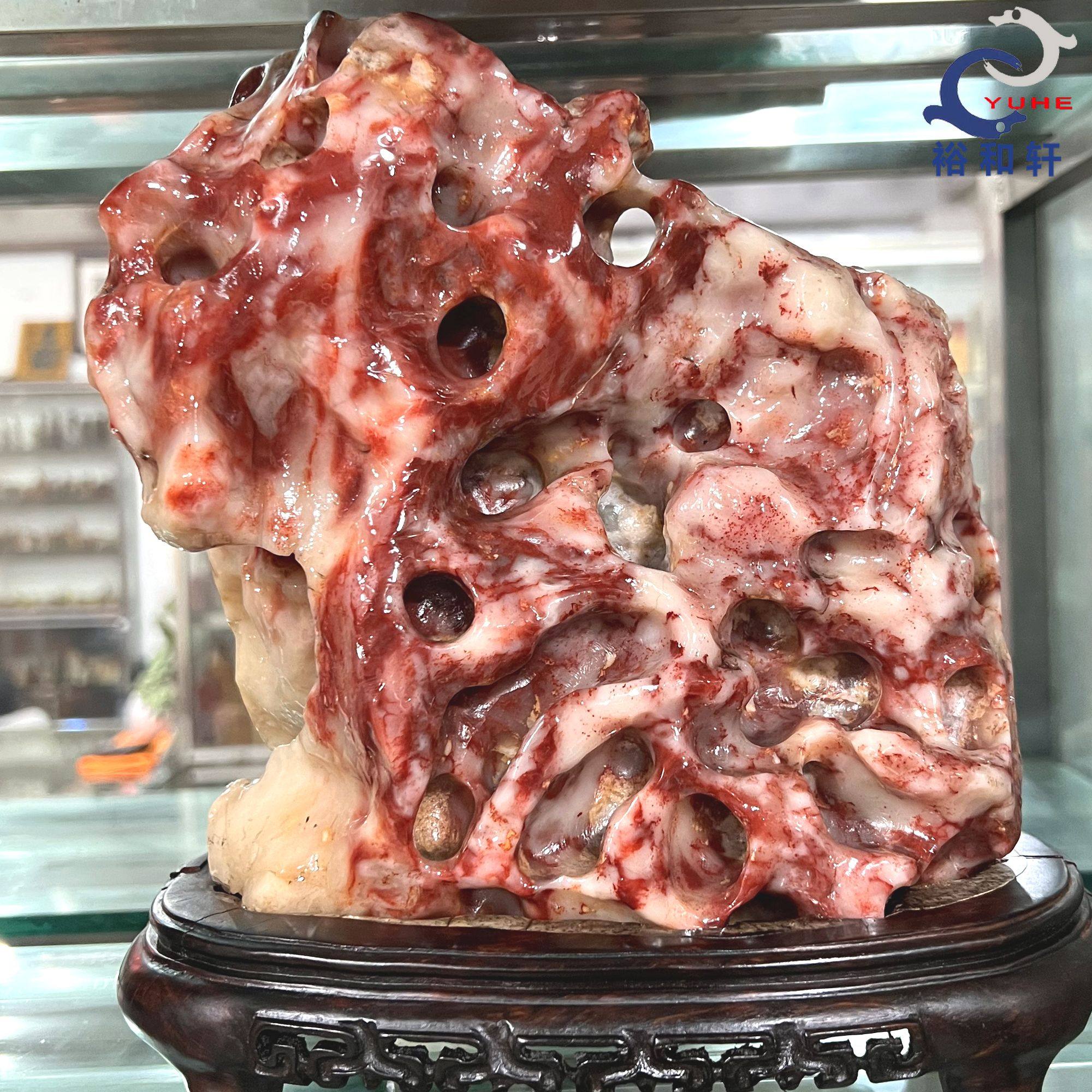 寿山石雕天然原石国石芙蓉冻石大气原石摆件公司礼品定制裕和轩