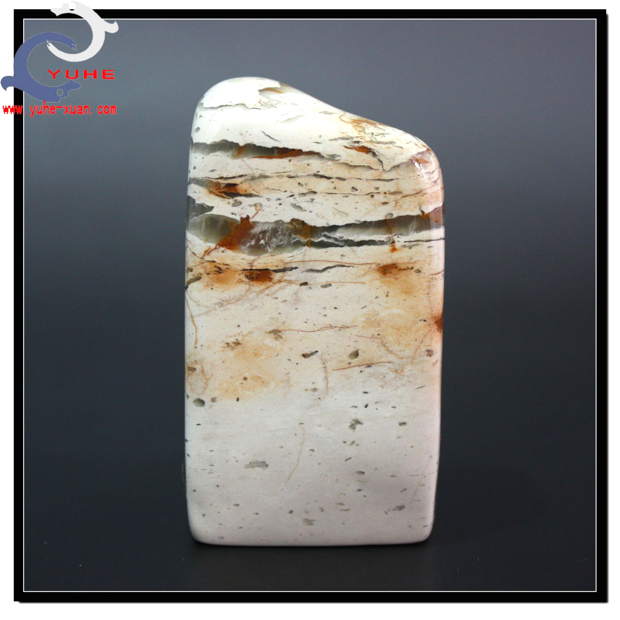 寿山石印章 国石真品 结晶花坑石 精品原石章收藏【裕和轩】C7-2