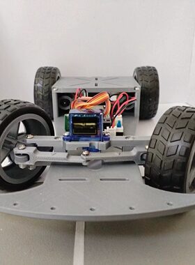 开源 ESP32 3D打印 网页遥控 SG90舵机 智能 转向小车 科技制作