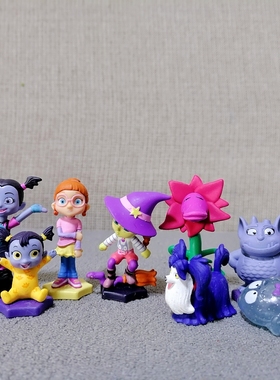 正版散货吸血鬼家族精灵旅社Vampirina人偶公仔静态摆件模型玩具