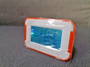 外贸出口自然音乐时间闹钟七彩背光温度计助眠鸟叫声溪流声