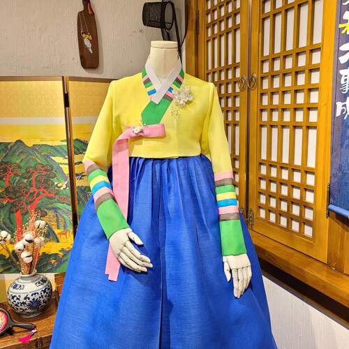 朝鲜族民族服装女士韩服