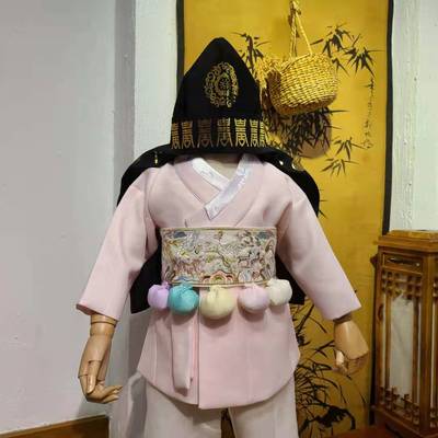 韩国男童儿童韩服朝鲜照相礼服