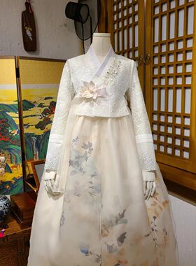朝鲜族民族服装新娘婚礼结婚仪式敬酒韩服婚纱礼服女士服H-X22017
