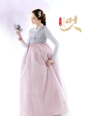 韩国原版进口新娘韩服婚礼敬酒生日宴礼服女士民族服装X10759-340