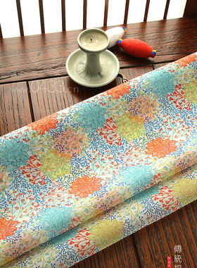 古装古典古纹图案韩服面料传统花纹布料宽1米，半米价H-P11536