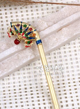 韩国原装进口鸳鸯新娘盘发簪子/舞台演出头饰/H-P02690