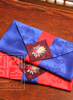 韩国洋缎子钱包/婚礼嫁妆装钱包/H-P02970-5