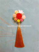 韩服胸花 P06801 胸针 贝壳和平鸽玫瑰花花园挂件