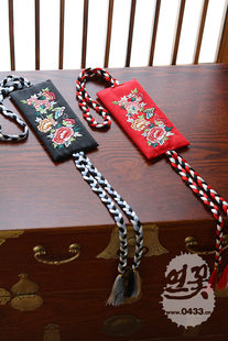 韩国原装进口手绣新娘韩服挂件/车挂/窗帘装饰挂件/H-P07887