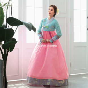 进口新娘韩服 X02016 敬酒婚礼韩服 940 婚纱 韩国原装