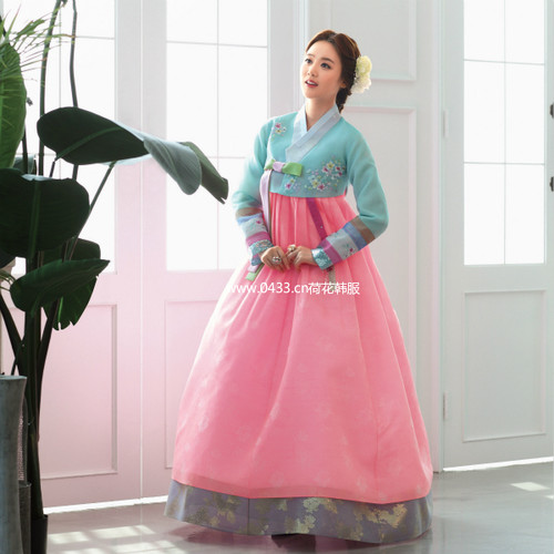 韩国原装进口新娘韩服/敬酒婚礼韩服/婚纱/H-X02016-940