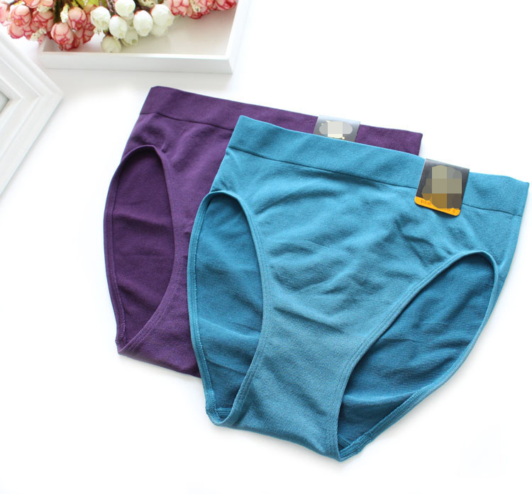 女士内裤加大码一体无接缝舒适