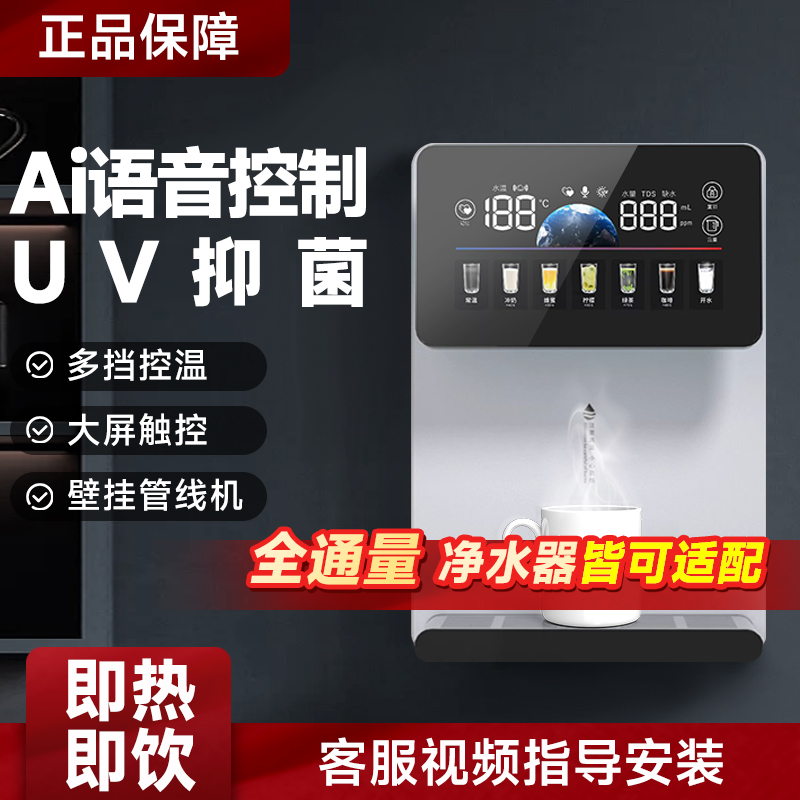 台式争饮机语音智能速热管线机