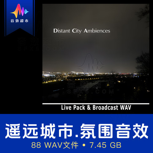 遥远城市/远方都市环境音效 Detunized - Distant City Ambiences