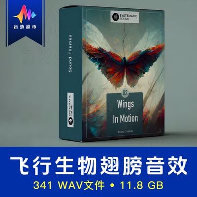 鸟类昆虫翅膀拍打起飞着落音效