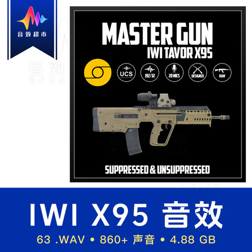 IWI塔沃尔X95突击步枪音效 Aftertouch Audio - IWI Tavor X95