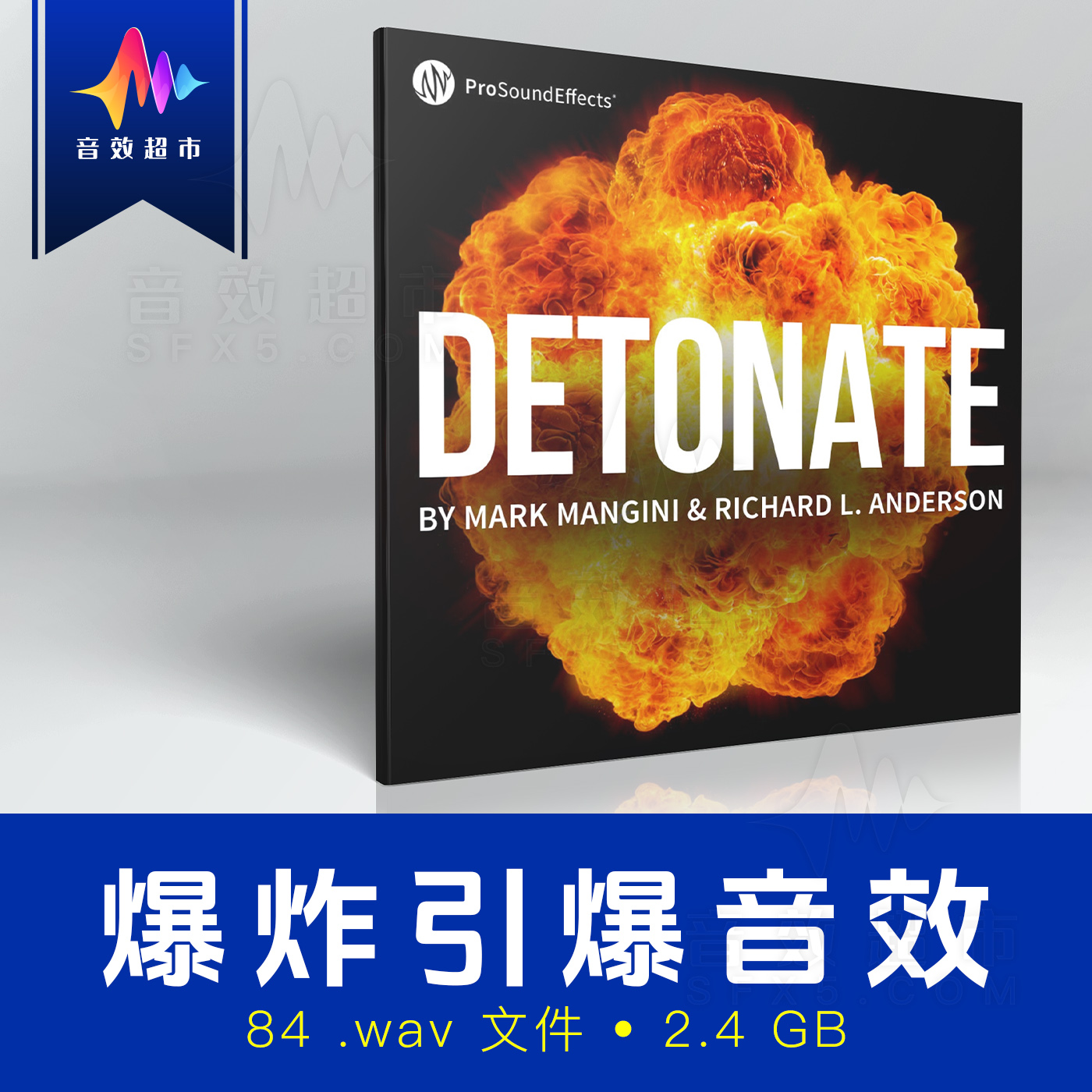 炸药/炮弹爆炸音效立体声/5.1环绕声 Pro Sound Effects Detonate