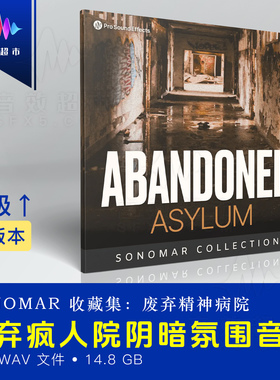 废弃疯人院阴暗氛围音效 Pro Sound Effects Abandoned Asylum