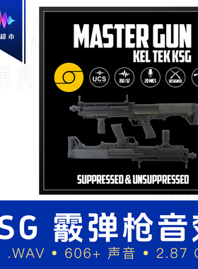 Kel Tek KSG战术霰弹枪音效 Aftertouch Audio Kel-Tek KSG