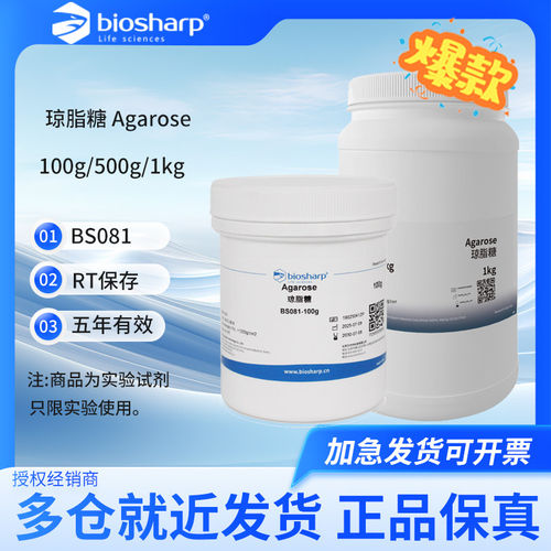 白鲨琼脂糖AgaroseBS081电泳