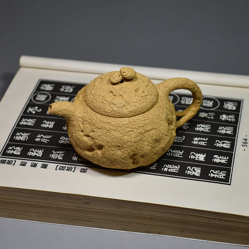 老缶出品 120cc宜兴紫砂原矿茶壶灵芝供春原创设计全手工