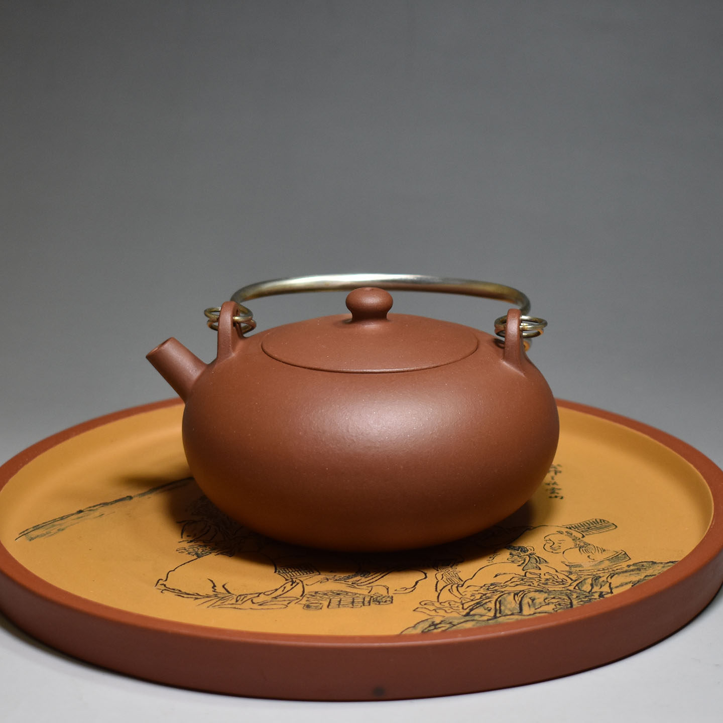 老缶黄龙山底槽清手工紫砂壶
