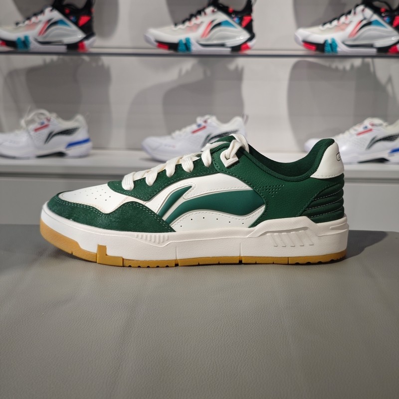 李宁系带男子板鞋低帮休闲鞋